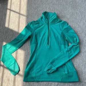 Teal lulu quarter zip